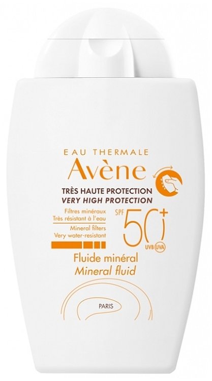 Avene Fluide Mineral SPF50+ Αντηλιακό Προσώπου 40ml