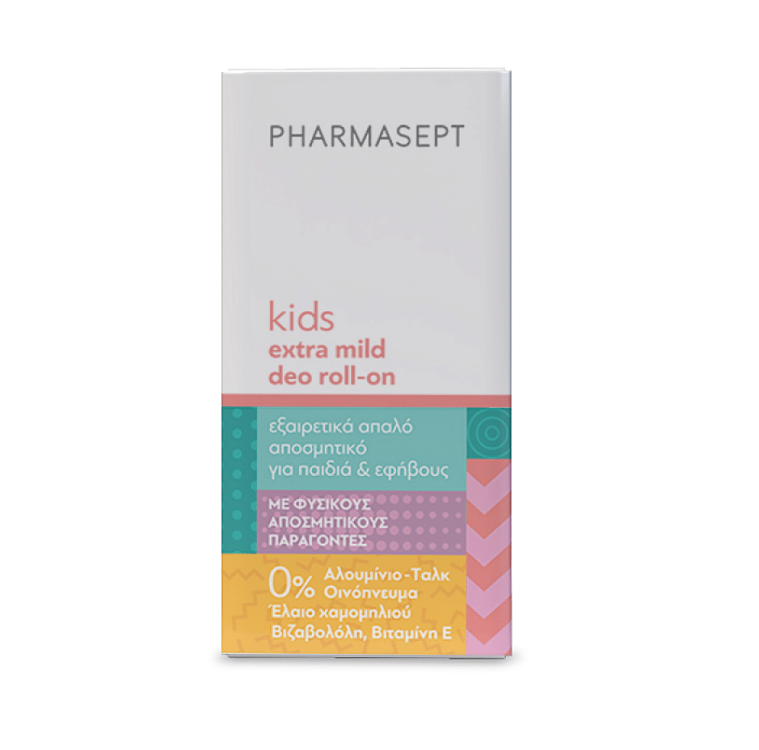 Pharmasept Kids Care Extra Mild Deo Roll-On Παιδικό Αποσμητικό 50ml
