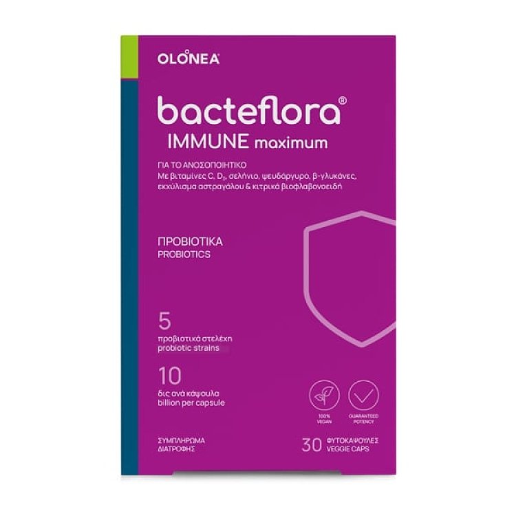 Olonea BacteFlora Immune Maximum Προβιοτικά για τo Ανοσοποιητικό 30veg.caps
