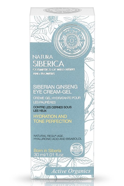 Natura Siberica Siberian Ginseng Eye Cream-Gel για Σύσφιξη, Μαύρους Κύκλους & Πρήξιμο 30ml