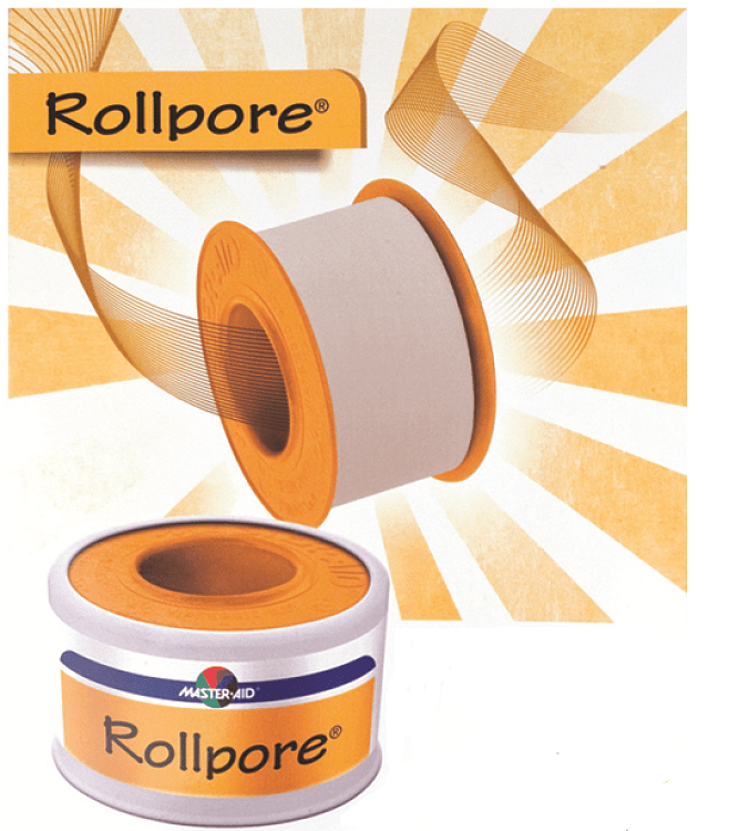 Master-Aid Rollpore ρολλό χάρτινο διάσταση 5 Χ 2,50