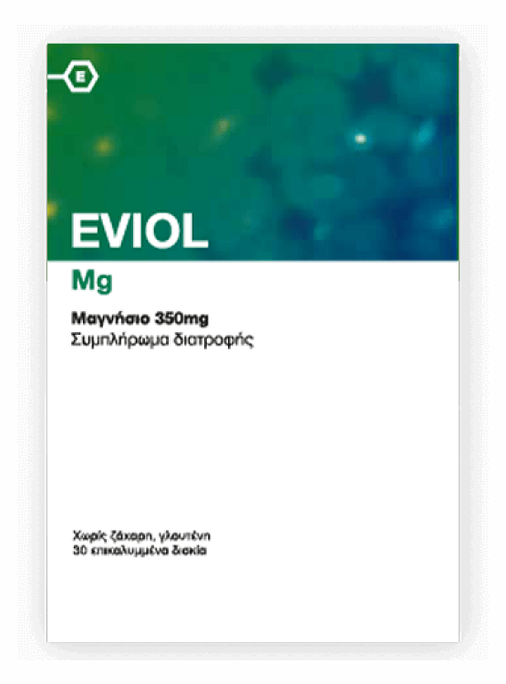 Eviol Mg Μαγνήσιο 350mg 30δισκία