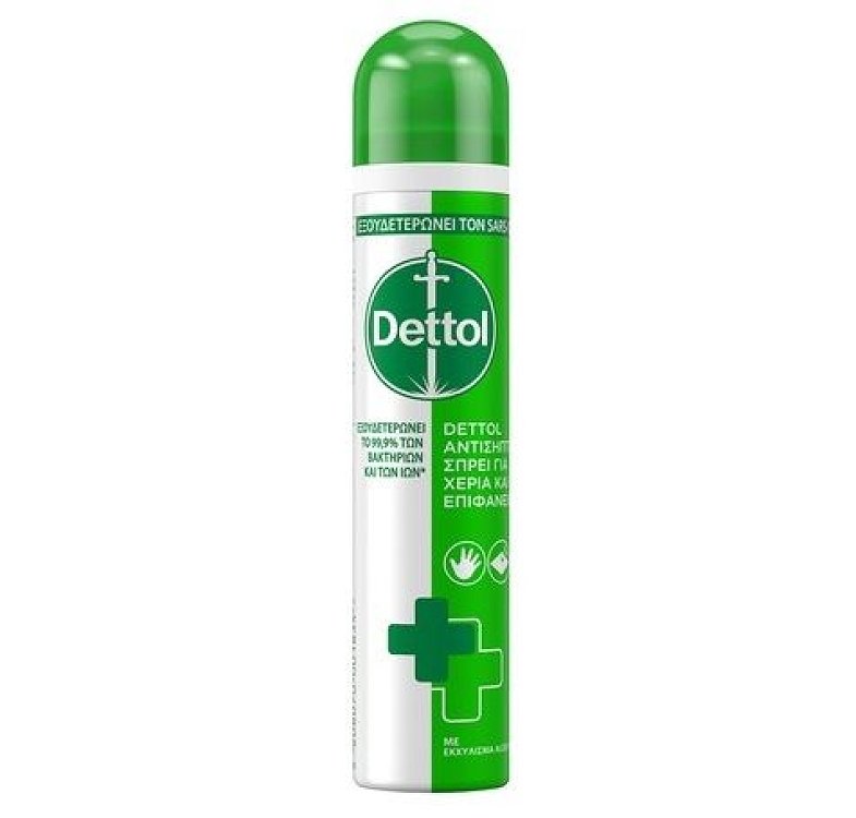 Dettol Αντισηπτικό Σπρέι για Χέρια & Επιφάνειες 90ml