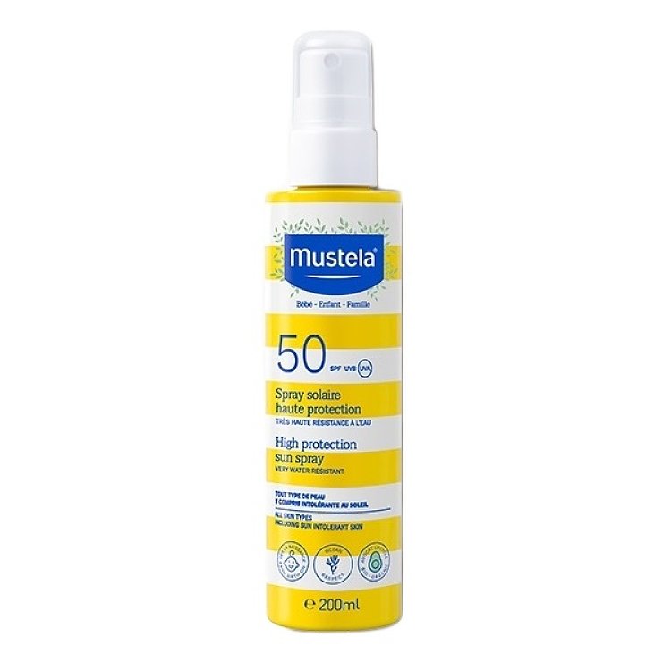 Mustela High Protection Sun Spray SPF50 Αντηλιακό Σπρέι για Όλη την Οικογένεια 200ml
