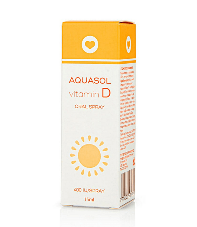 Aquasol Βιταμίνη D 400IU Στοματικό Spray 15ml
