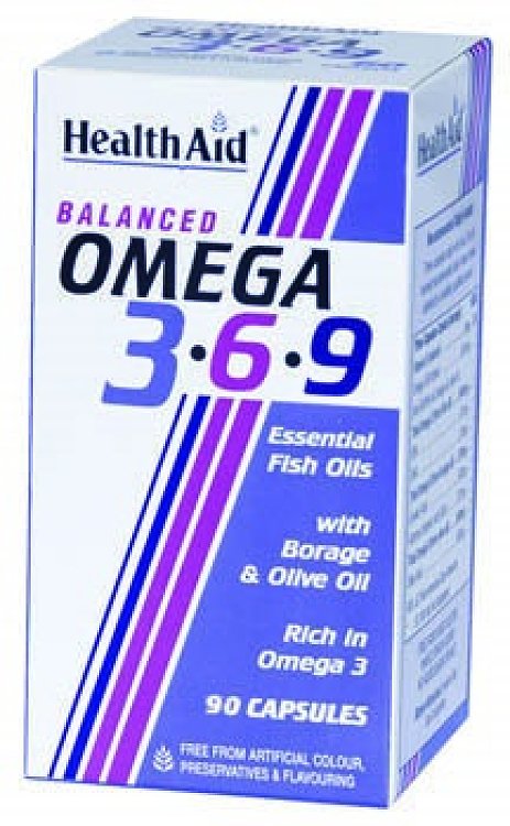 Health Aid Balanced Omega 3-6-9 90caps