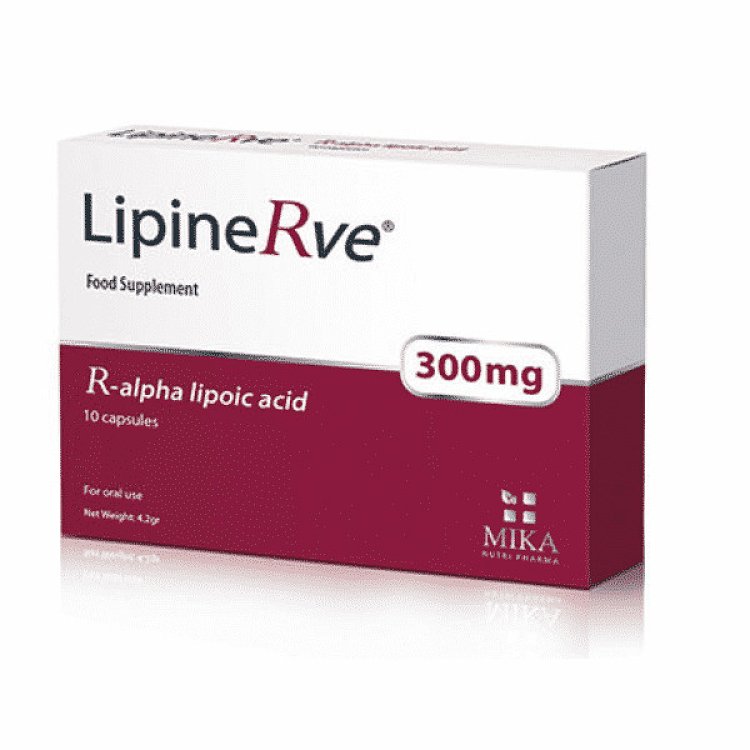 MIKA LipineRve® (R-άλφα λιποϊκό οξύ) 300mg Αντιφλεγμονώδες & Αντιοξειδωτικό 10caps