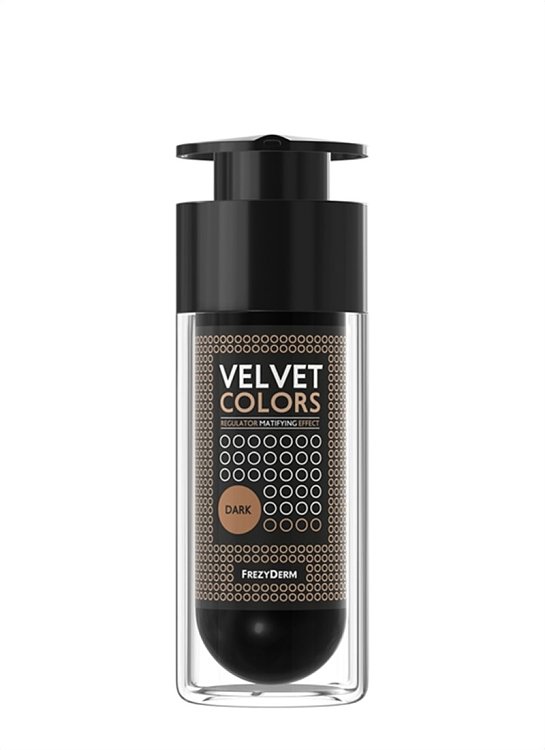 Frezyderm Velvet Colors Dark Βελούδινο Mat Make-Up Σκούρος Τόνος 30ml