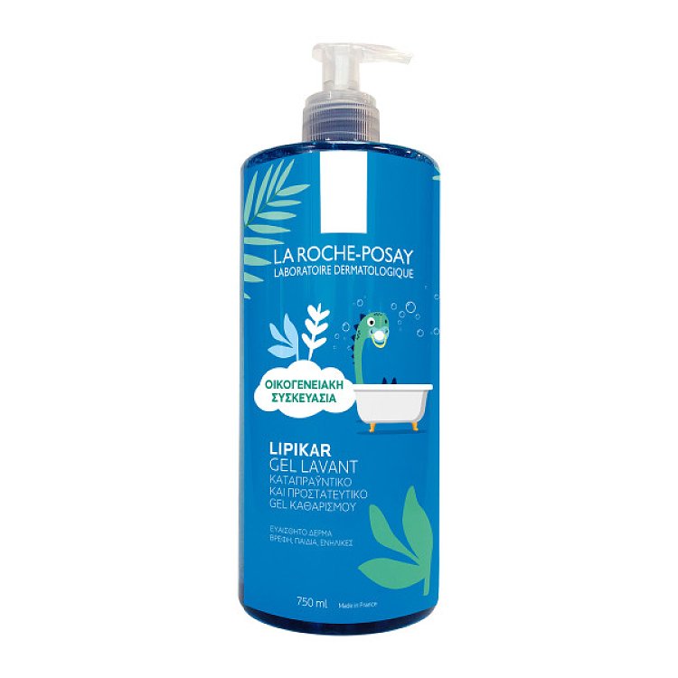 La Roche Posay Lipikar Gel Lavant 750ml Οικογενειακή συσκευασία καθαρισμού.