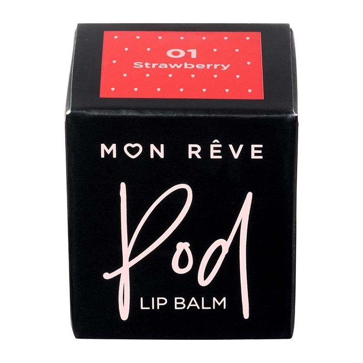 Mon Reve Pod Ενυδατικό Lip Balm 01 Strawberry 5g
