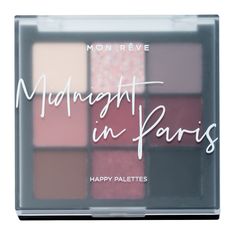 Mon Reve Happy Palettes 02 Midnight in Paris Παλέτα Σκιών 15g