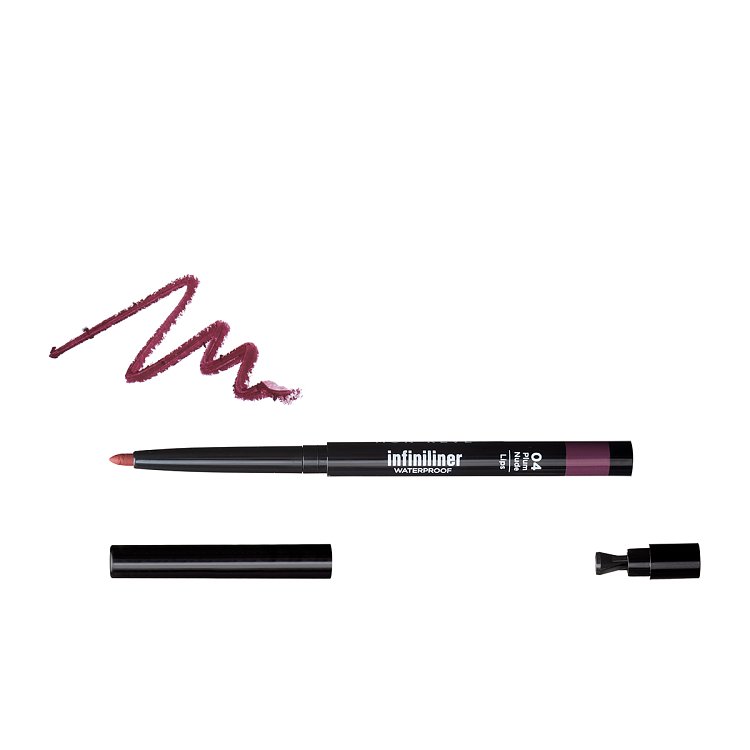 Mon Reve Infiniliner Gel Lip Pencil Μολύβι Χειλιών Απόχρωση 04 Plum Nude 0,3g