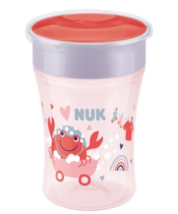 Nuk Magic Cup Εκπαιδευτικό Ποτηράκι με Καινοτόμο Χείλος & Προστατευτικό Καπάκι 230ml