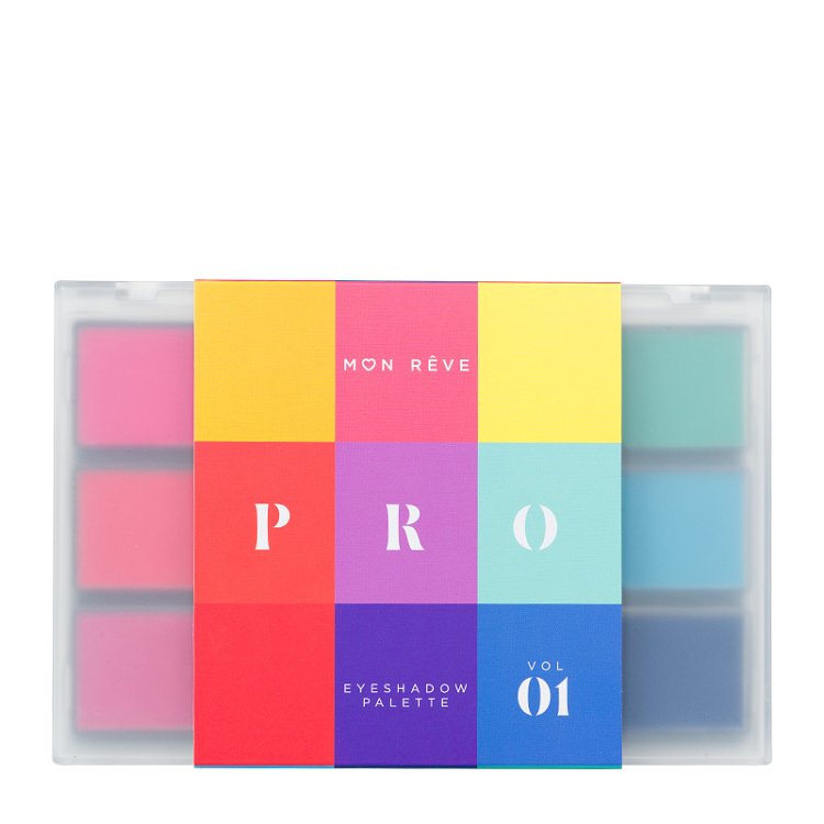 Mon Reve Pro Eyeshadow Palette Παλέτα Σκιών VOL 01 15g