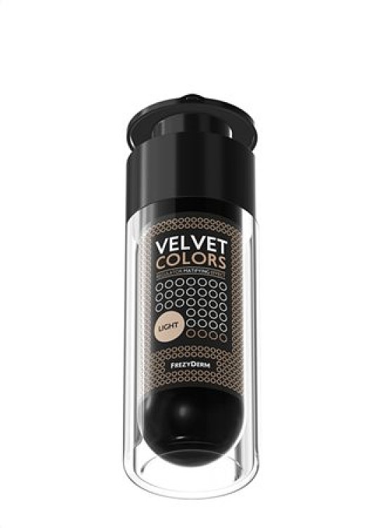Frezyderm Velvet Colors Mat Light Make-Up 30ml,με ομοιογενή φυσική κάλυψη