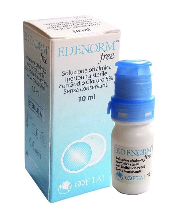 Fidia  Edenorm 5% Free Υπέρτονο Οφθαλμικό Λιπαντικό Διάλυμα 10ml