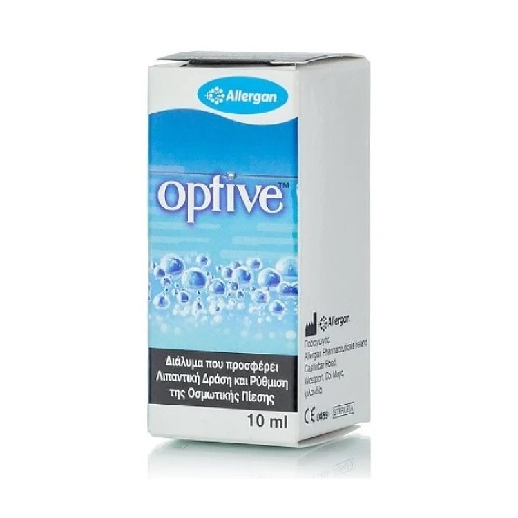 Allergan Optive Eye Drops Λιπαντικές Οφθαλμικές Σταγόνες 10ml
