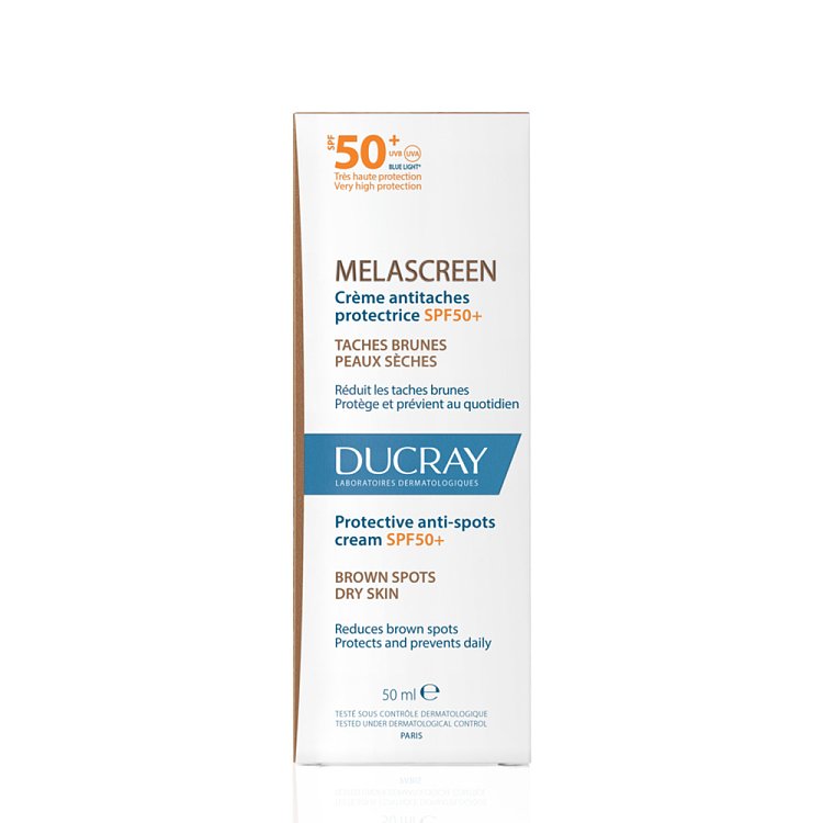 Ducray Melascreen Πλούσια Αντηλιακή Κρέμα Προσώπου SPF50+ κατά των Κηλίδων 50ml