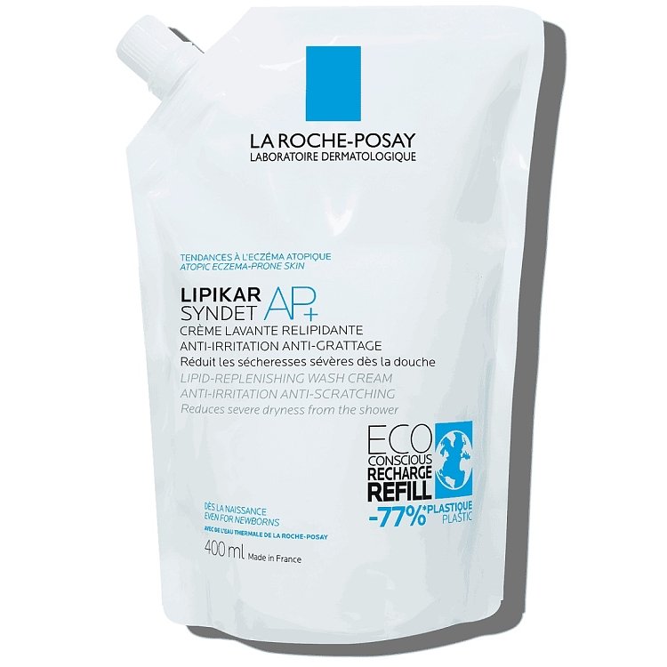 La Roche Posay Lipikar Syndet AP+ Refill Αφρόλουτρο για Ατοπική Δερματίτιδα 400ml