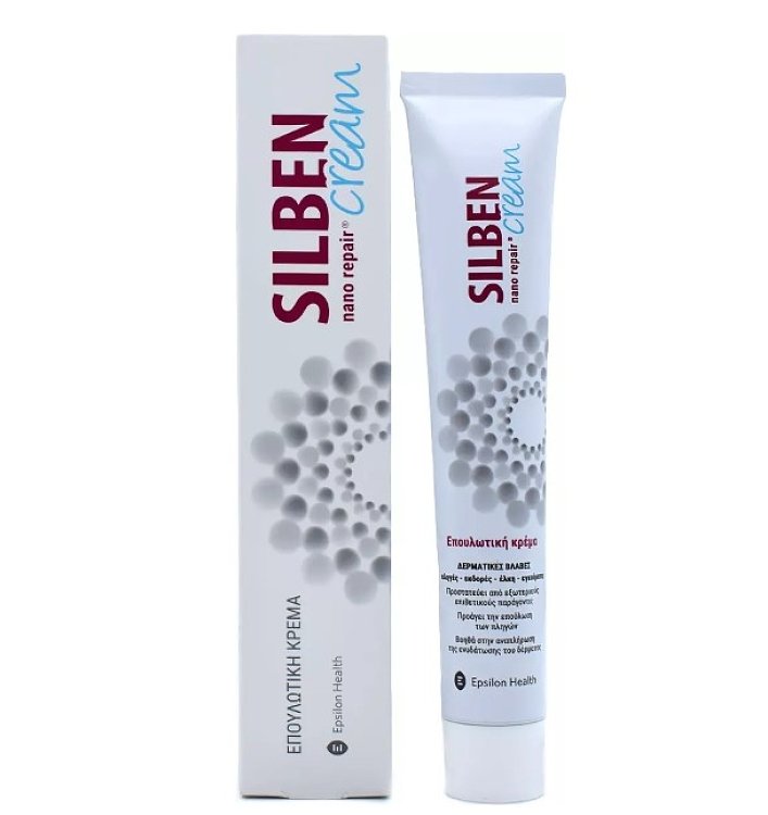 Epsilon Health Silben Nano Repair Cream Επουλωτική Κρέμα 50ml