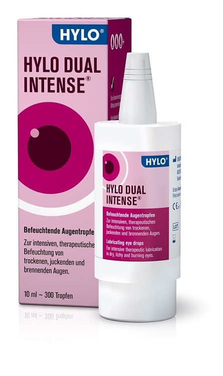 Ursapharm Hylo-Dual Intense Λιπαντικές Οφθαλμικές Σταγόνες με Εκτοΐνη 10ml