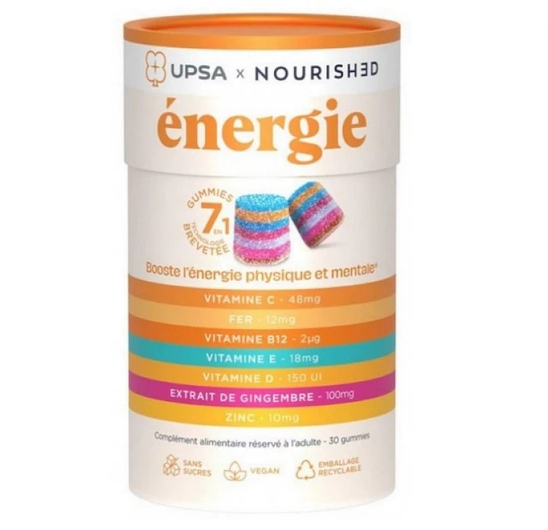 Upsa Nourished Energy για Ενήλικες 30 Ζελεδάκια