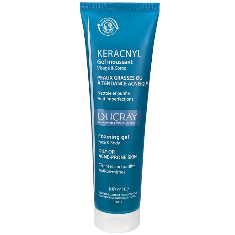 Ducray Keracnyl Promo Glycolic+ Cream 30ml & Δώρο Keracnyl Gel Moussant 100ml