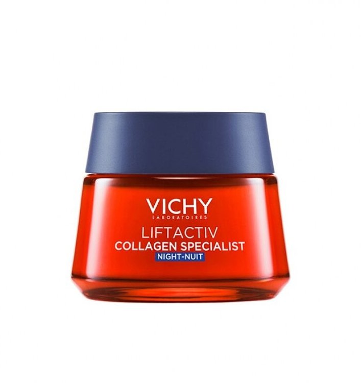 Vichy Liftactiv Collagen Specialist Αντιγηραντική Κρέμα Νύχτας 50ml