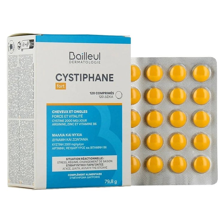 Biorga Cystiphane με L-Κυστίνη, Βιταμίνη B6, Ψευδάργυρο & Αργινίνη 120caps