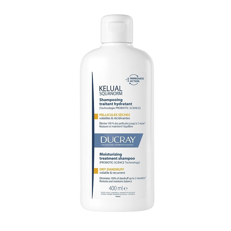 Ducray Kelual Squanorm Dry Dandruff Shampoo, 400ml