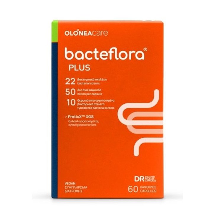 Olonea Bacteflora Plus Προβιοτικά για την Εντερική Ισορροπία 60caps