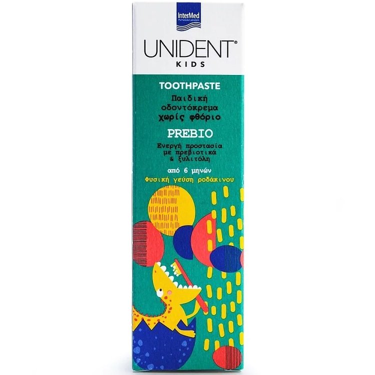 Intermed Unident Kids Toothpaste Prebio 6m+ Peach Flavor 50ml