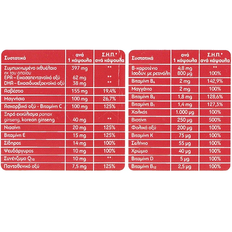 Altion Tonovit Multivitamin για Τόνωση & Ενέργεια, 30softcaps