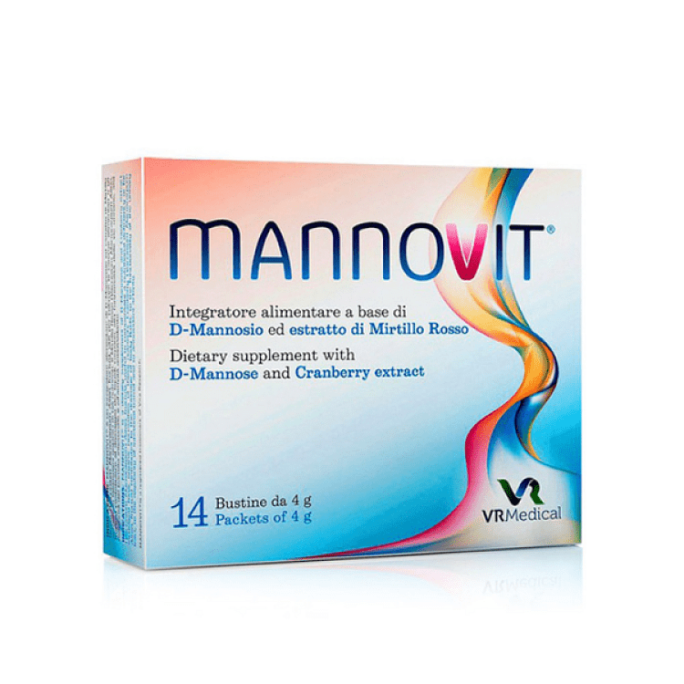VR Medical  MannoVit για την Αντιμετώπιση της Ουρολοίμωξης 14φακελάκια x 4g