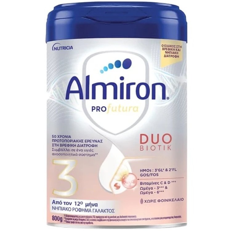 Nutricia Almiron Profutura 3 Duo Biotik από τον 12ο Μήνα 800gr