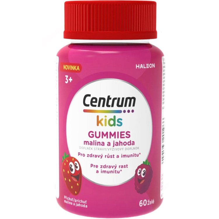 Centrum Kids 3+ Gummies Strawberry & Berry  60 Ζελεδάκια