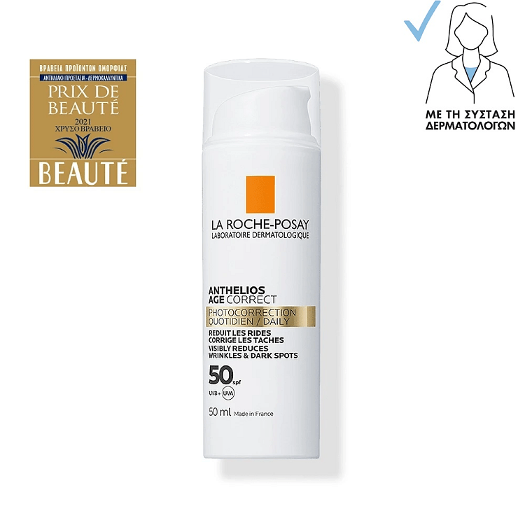 La Roche Posay Anthelios Age Correct SPF50 Αντηλιακό Προσώπου κατά των Σημαδιών Γήρανσης 50ml