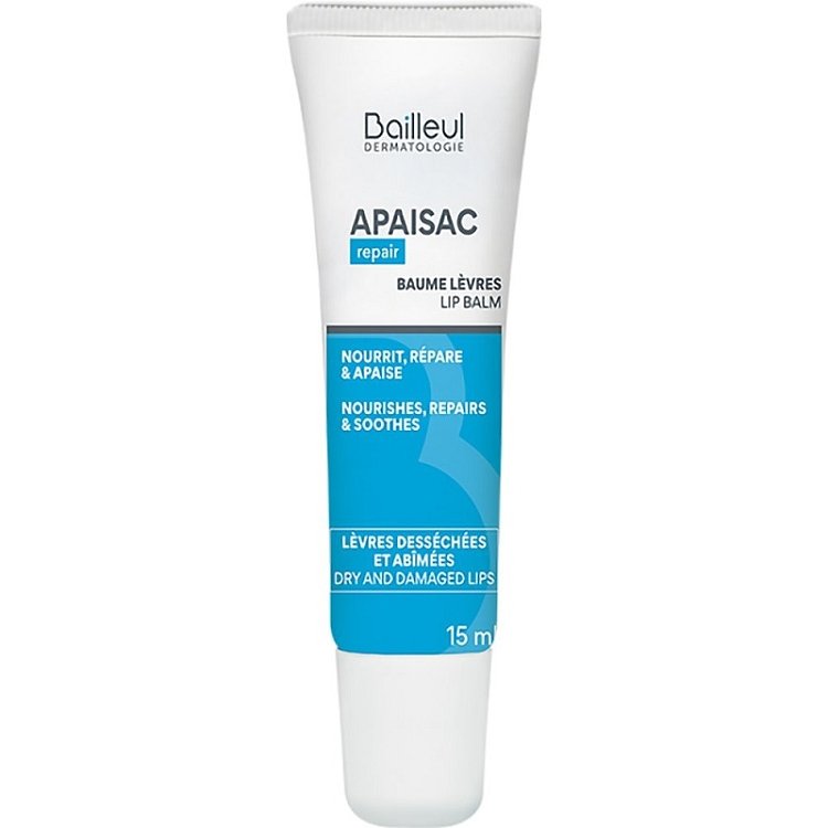 Biorga Apaisac Repair Lip Balm 15ml