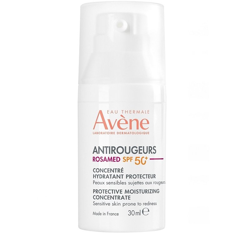 Avene Antirougeurs Rosamed Spf50+, 30ml Προστατευτικό Ενυδατικό Αντηλιακό Συμπύκνωμα Πολύ Υψηλής Προστασίας