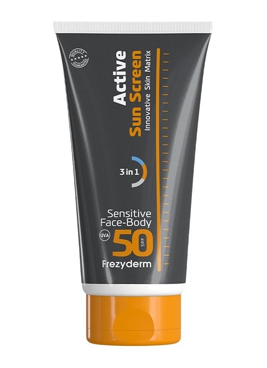 Frezyderm Active Sun Screen Sensitive  Αντηλιακό για Εγκύους & Ευαίσθητο Δέρμα 150ml