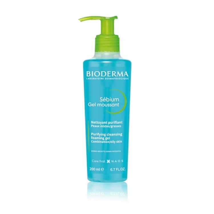 Bioderma Sebium Gel Moussant Αφρίζον Τζελ Καθαρισμού για Μικτές/Λιπαρές με Τάση Ακμής Επιδερμίδες 200ml