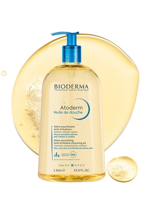 Bioderma Atoderm Huile de douche Ελαιώδες Αφρόλουτρο 1Lt