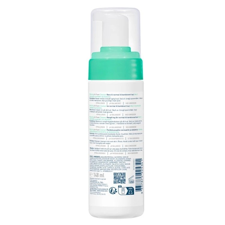 CeraVe Balancing Air Foam Cleanser Καθαριστικό Προσώπου για Κανονικές & Μικτές Επιδερμίδες 148ml