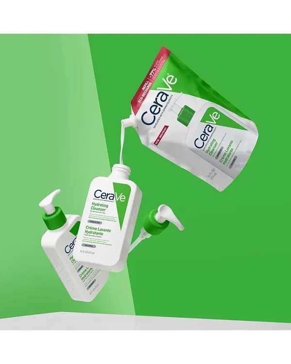 Cerave Hydrating Cleanser Refill Κρέμα Καθαρισμού Προσώπου & Σώματος