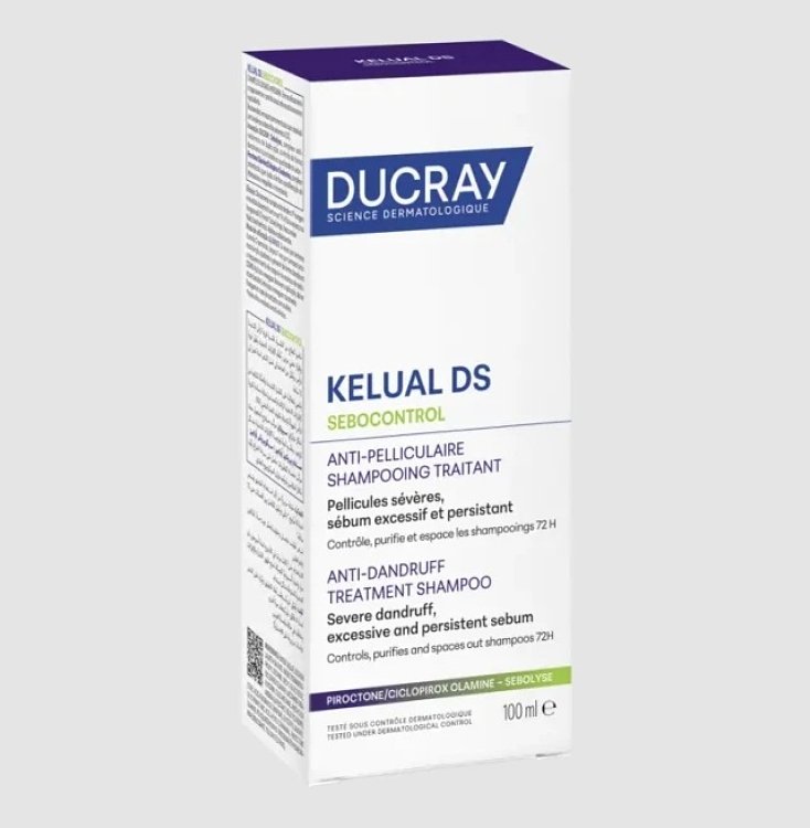 Ducray Kelual Ds Sebocontrol Σαμπουάν κατά της Έντονης Πιτυρίδας, 100ml