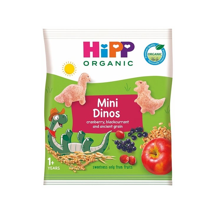 Hipp Mini Δεινοσαυράκια από δημητριακά από 1ος Έτους 30gr