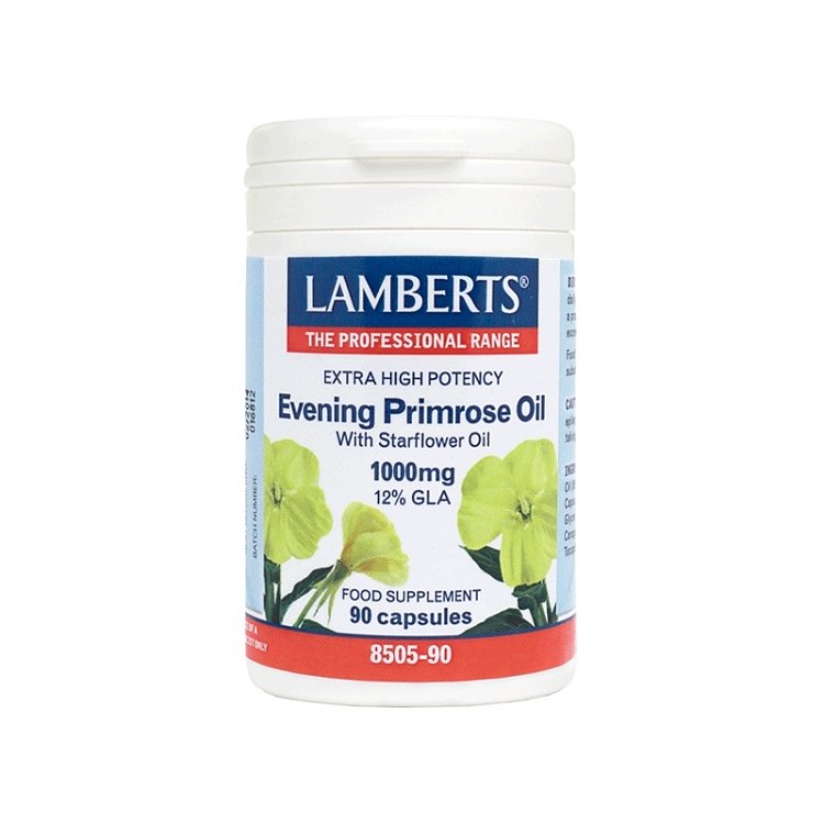 Lamberts Evening Primrose Oil with Starflower Oil 100mg (12% GLA) 90 caps