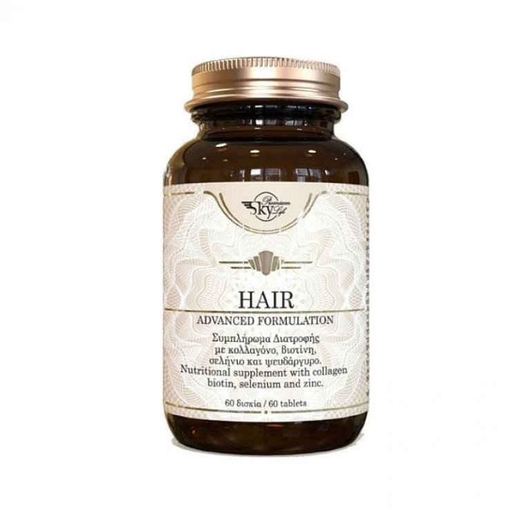 Sky Premium Life Hair Συμπλήρωμα Διατροφής Για Υγιή Μαλλιά 60tabs
