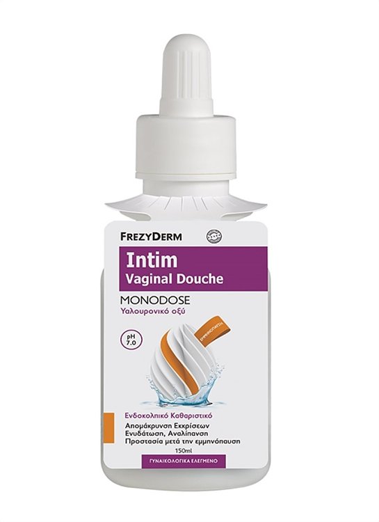 Frezyderm Intim Vaginal Douche ph 7.0  Monodose Ενδοκολπικό Καθαριστικό με Υαλουρονικό Οξύ, 150ml