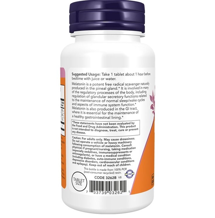 Now Foods Melatonin 1mg 100tabs